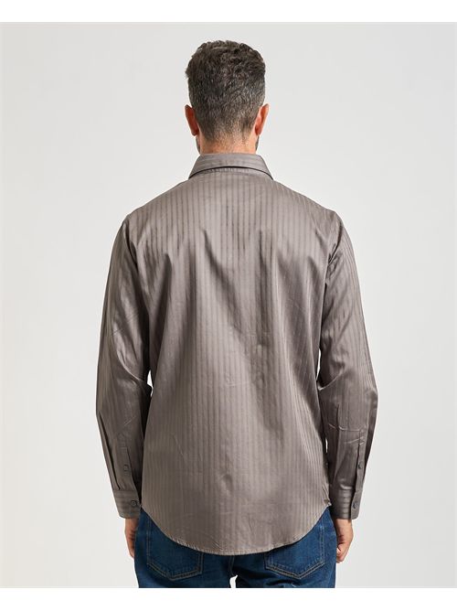 Men's Armani Exchange jacquard cotton shirt ARMANI EXCHANGE | XM001868-AF18836F8041
